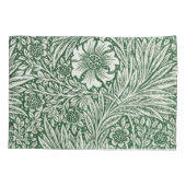 Housse D'oreillers william morris marigold fleurs vertes (Dos)