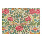 Housse D'oreillers William Morris Rose Floral Chintz rose (Dos)