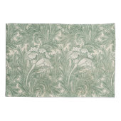 Housse D'oreillers William Morris Tulip Motif Sage Green (Dos)