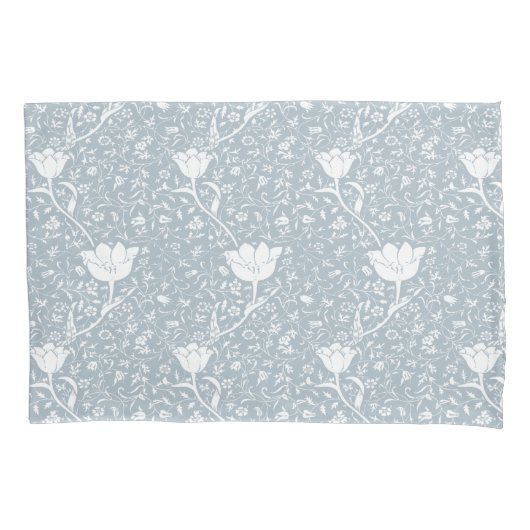 Housse D'oreillers William Morris Tulips en Motif blanc (devant)
