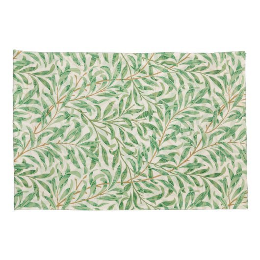 Housse D'oreillers William Morris. Willow Bough. (Dos-Droit)