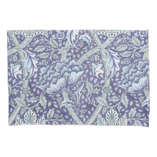 Housse D'oreillers William Morris Windrush fleurs bleues