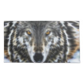 Housse D'oreillers Wolf Portrait inspirant (Dos-gauche)
