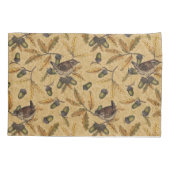 Housse D'oreillers Wrens et glands sur le miel (Dos-gauche)