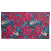 Housse D'oreillers Wrens in the peonies (devant-gauche)