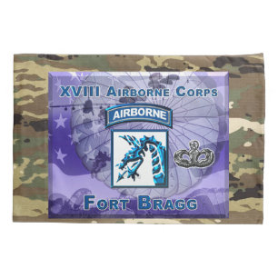 Housse D'oreillers XVIII Déploiement du Corps aéroporté