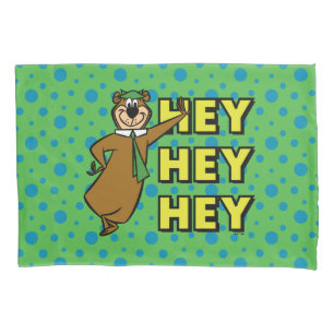 Housse D'oreillers Yogi Bear Hey Hey Hey