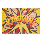 Housse D'oreillers ZAP KAPOW Fun Retro Combook Pop Art (Dos)