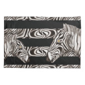 Housse D'oreillers Zebra Head (Dos)