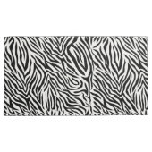 Housse D'oreillers Zebra King Size Coussin Coque Pair (devant-Droit)