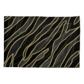 Housse D'oreillers Zebra Stripes : Abstrait Monochrome Sans Seamless. (Dos)