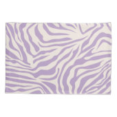 Housse D'oreillers Zebra Stripes Preppy Purple Wild Poster de animal (Dos)