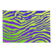 Housse D'oreillers Zèbre vert (Dos-Droit)