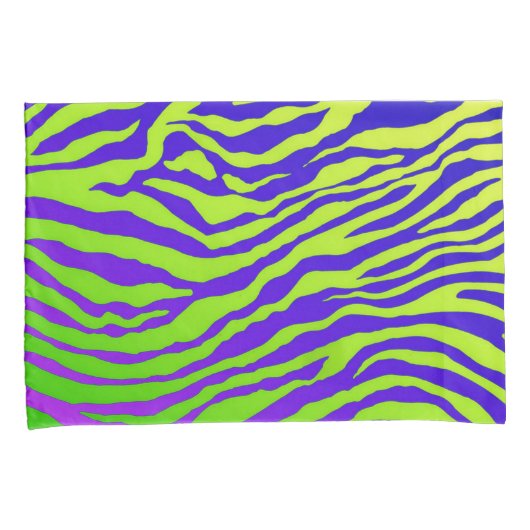 Housse D'oreillers Zèbre vert (devant-Droit)