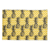 Housse D'oreillers Zigzags d'ananas (Dos-gauche)