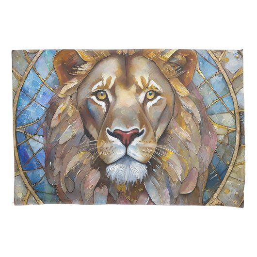 Housse D'oreillers Zodiaque - Lion le Lion (devant)