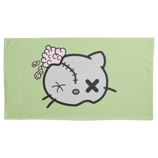 Housse D'oreillers Zombie Kitty (devant-gauche)
