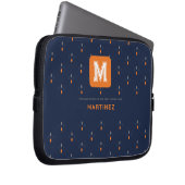 Housse élégante pour ordinateur portable bleu mari (Devant droit)