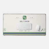 Housse personnalisée de l'école de science vert ma (Clavier et souris)