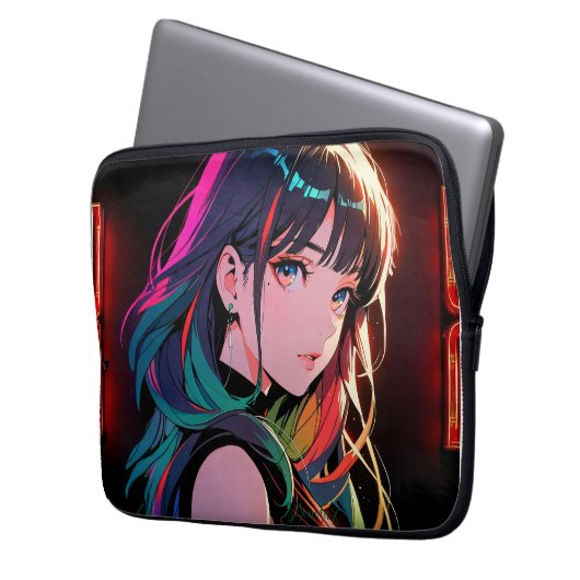 Housse Pour Ordinateur Portable 煌霞の少女【Radiant Haze Girl】 (devant gauche)