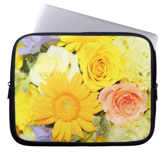 HOUSSE POUR ORDINATEUR PORTABLE 花 (Devant)