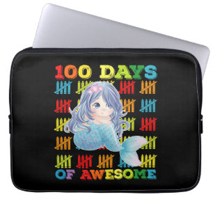 Housse Pour Ordinateur Portable 100 Jours De Mermaid Magnifique 100E Jour De L'Éco