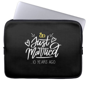 Housse Pour Ordinateur Portable 10e anniversaire du Mariage