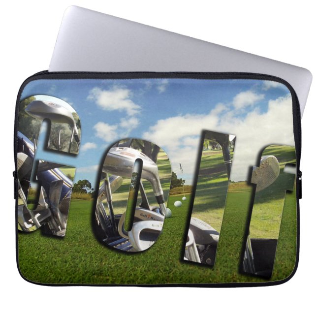 Housse pour ordinateur portable 13 pouces Golf, lo (Devant)