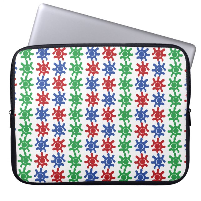 Housse pour ordinateur portable 15 pouces à motif  (Devant)