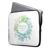 Housse Pour Ordinateur Portable 2026 blue/green laptop case (devant gauche)