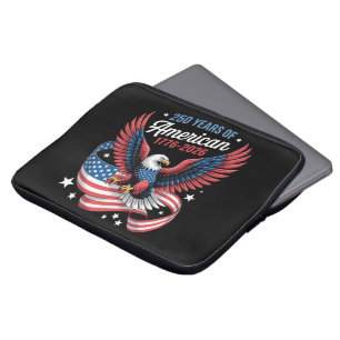 Housse Pour Ordinateur Portable 250e anniversaire aigle patriotique États-Unis