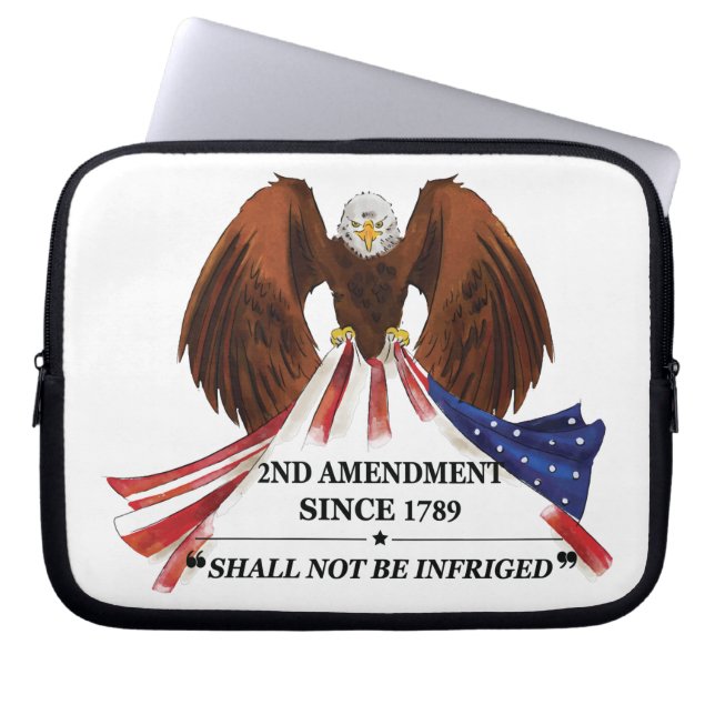 Housse Pour Ordinateur Portable 2e amendement Oreiller (Devant)