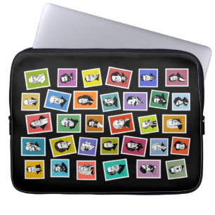 Housse Pour Ordinateur Portable 32 portraits graphiques des plus grands compositeu