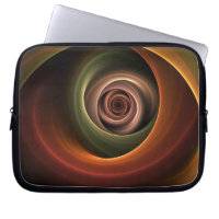 3D Spirale Abstraite couleurs chaudes Art fractal