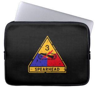Housse Pour Ordinateur Portable 3e division blindée - " Grunge " de l'armée améric