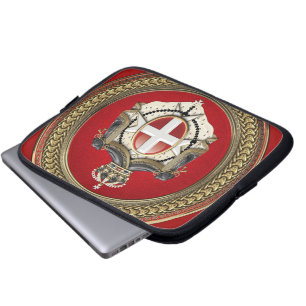 Housse Pour Ordinateur Portable [400] Ordre de Malte - Armoiries de SMOM