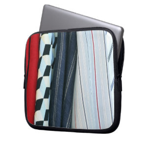 Housse Pour Ordinateur Portable 5 Tissus Avec Motifs géométriques