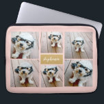Housse Pour Ordinateur Portable 6 Photo Collage Nom Minimaliste - Peut modifier la<br><div class="desc">Utilisez vos photos Instagram carrés pour obtenir les meilleurs résultats ! POUR MODIFIER L'ARRIÈRE - PLAN - cliquez sur la personnaliser ou la zone de conception avancée,  puis choisissez une couleur dans le sélecteur de couleurs. Une façon artistique d'afficher vos meilleures photos de partage.</div>