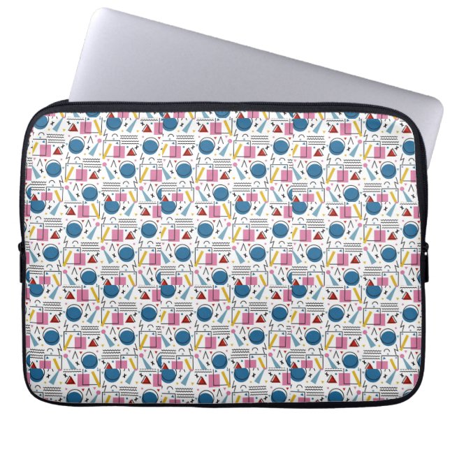 Housse Pour Ordinateur Portable 90s Formes géométriques (Devant)