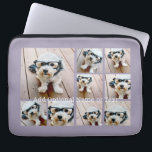 Housse Pour Ordinateur Portable 9 Photo Carré Collage - avec texte - orchidée viol<br><div class="desc">Vous pouvez utiliser des photos carrés ou selfies pour cette conception. Utilisez huit photos carrés pour créer un cadeau unique et personnel. Ou vous pouvez garder le chiot hipster et faire un gardien branché. Si vous avez besoin d'ajuster les images,  cliquez sur l'outil personnaliser pour apporter des modifications.</div>