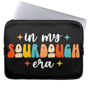 Housse Pour Ordinateur Portable À l'ère de mon pain au levain Groovy Drôle Créateu