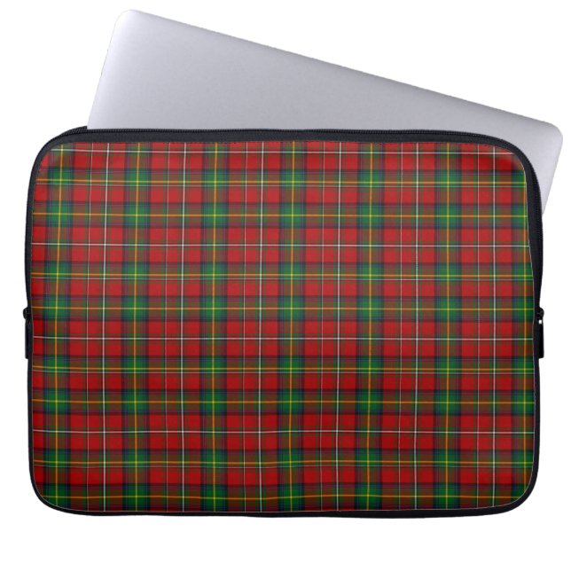 Housse pour ordinateur portable à tartan écossais  (Devant)