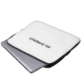 Housse pour ordinateur portable à typographie mini (Devant bas)