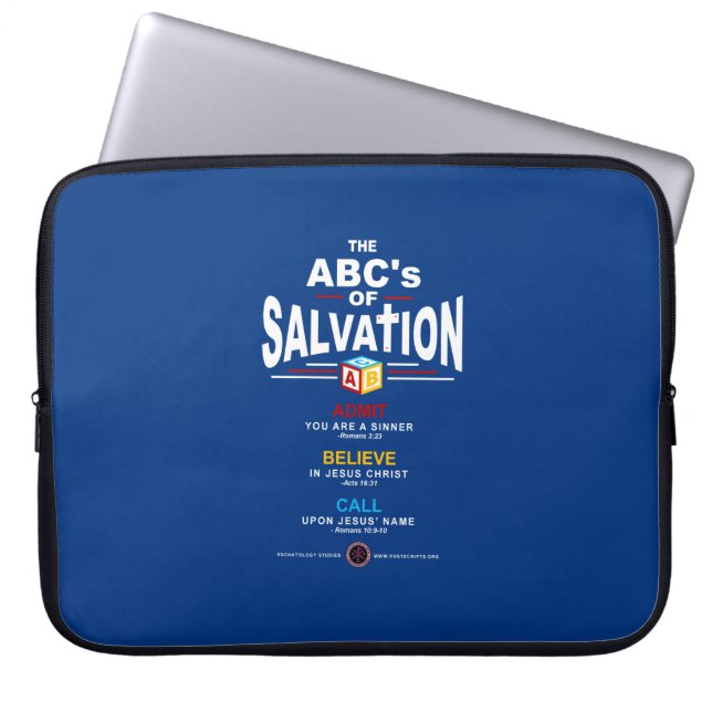 Housse Pour Ordinateur Portable ABC du salut (Devant)