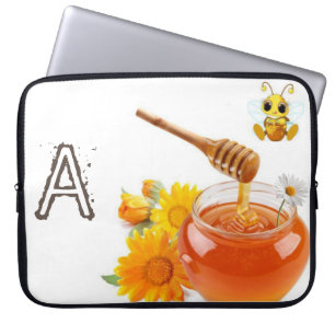Housse Pour Ordinateur Portable Abeille de miel à manches pour ordinateur portable
