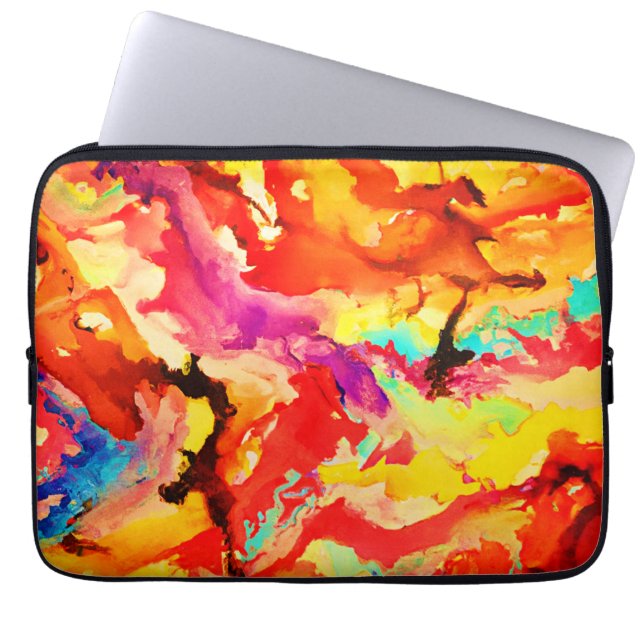 Housse Pour Ordinateur Portable Abstract art Pattern (Devant)