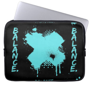Housse pour ordinateur portable Abstract Balance -