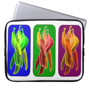 Housse pour ordinateur portable Abstract Chiles