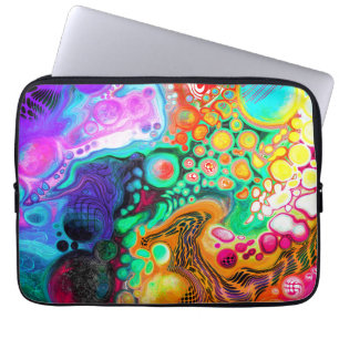 Housse Pour Ordinateur Portable Abstract Modern Fluid Art