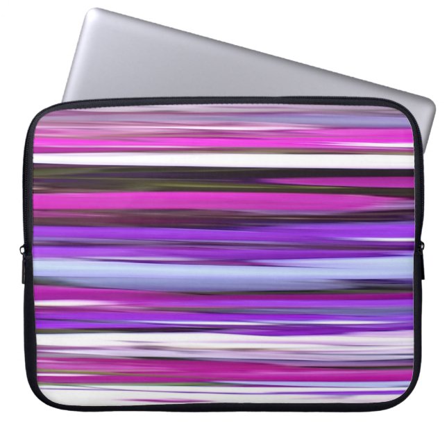 Housse Pour Ordinateur Portable Abstrait #2 : Flou pourpre (Devant)